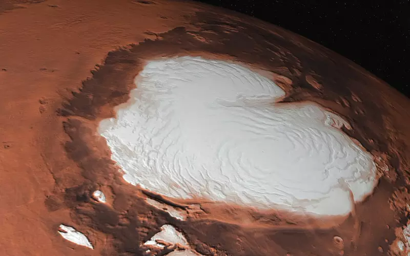 Mars Has Water Ice In Its Polar Ice Caps And Subsurface